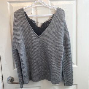 (2 for $15) Vero Moda Lace Knit Sweater.
